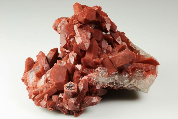 Natural Red Quartz Crystal Cluster- Morocco #190155
